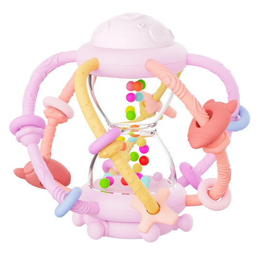 Pink Sensory Teether